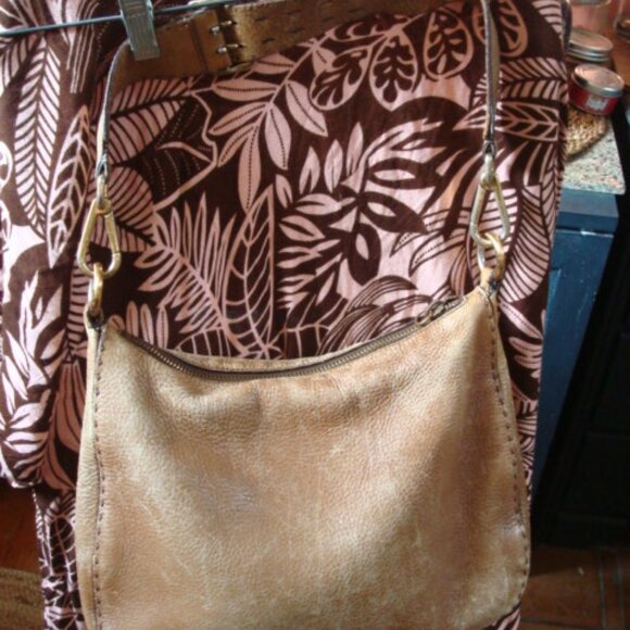 Prada purse OBO handbag shoulder bag BOHO 70's vintage vtg grandmacore hippie - Picture 13 of 14